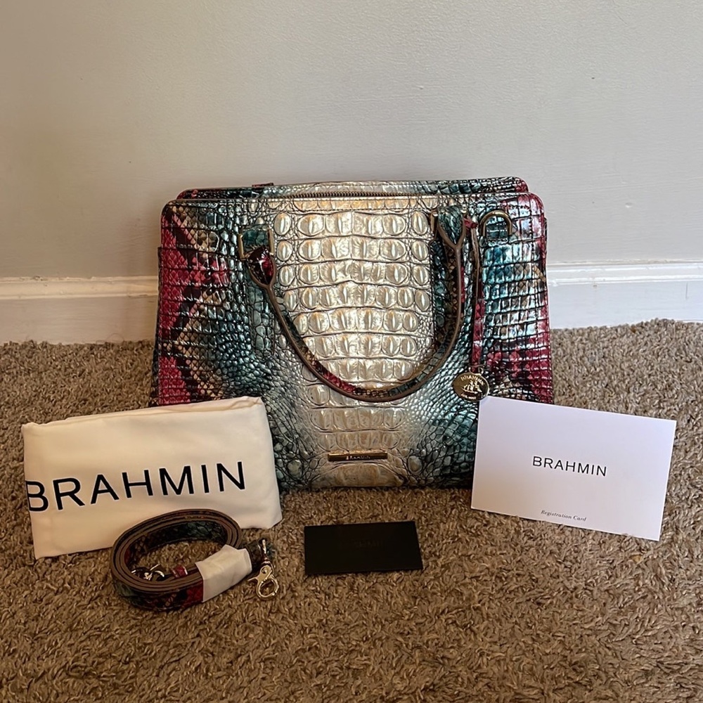 Brahmin Small Finley Komodo Ombre Melbourne